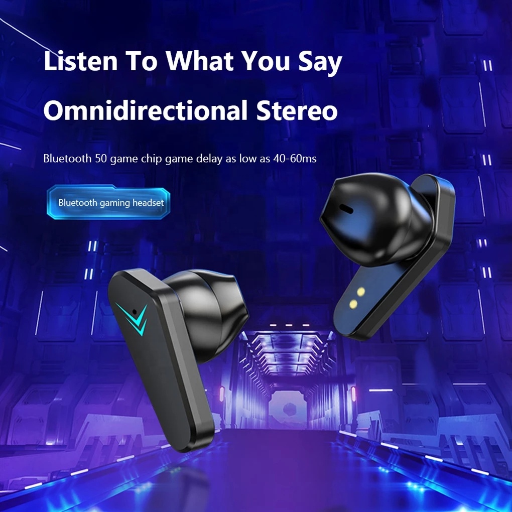 X15 ゲーミングイヤホン 60ms超低遅延 充電ボックス付きワイヤレスイヤホン