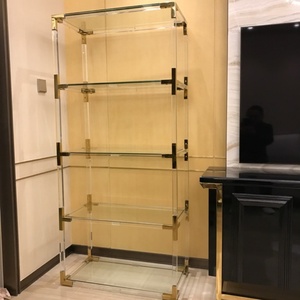 Hiện đại sang trọng kim loại lưu trữ giá cho nhà văn phòng kệ sách và tủ sách với Acrylic trang trí cho khách sạn và phòng khách - Product Image 5