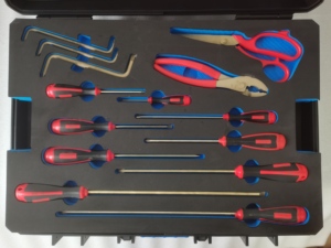Ensemble d'outils anti-explosion et anti-étincelles en chêne, aluminium et bronze, 36 pièces, clé, pince, marteau, qualité industrielle, coffret rigide, CE - Product Image 6