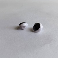 Bricolage artisanal poupée jouet accessoires plastique noir-blanc tige boutons Oblique pupille couture yeux poupée