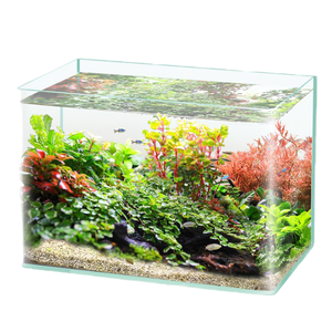 卸売超白透明曲げガラス水槽小型生態5 1塩水水族館シリンダー家庭用ボックスパッキング - Product Image 4