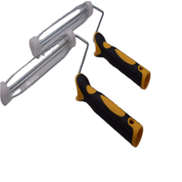 230mm Heavy Duty 5-Wire-Cage Euro Paint Roller Frame avec poignée en TPR Industrial DIY Grade OEM Personnalisable Plastic Handle Brush