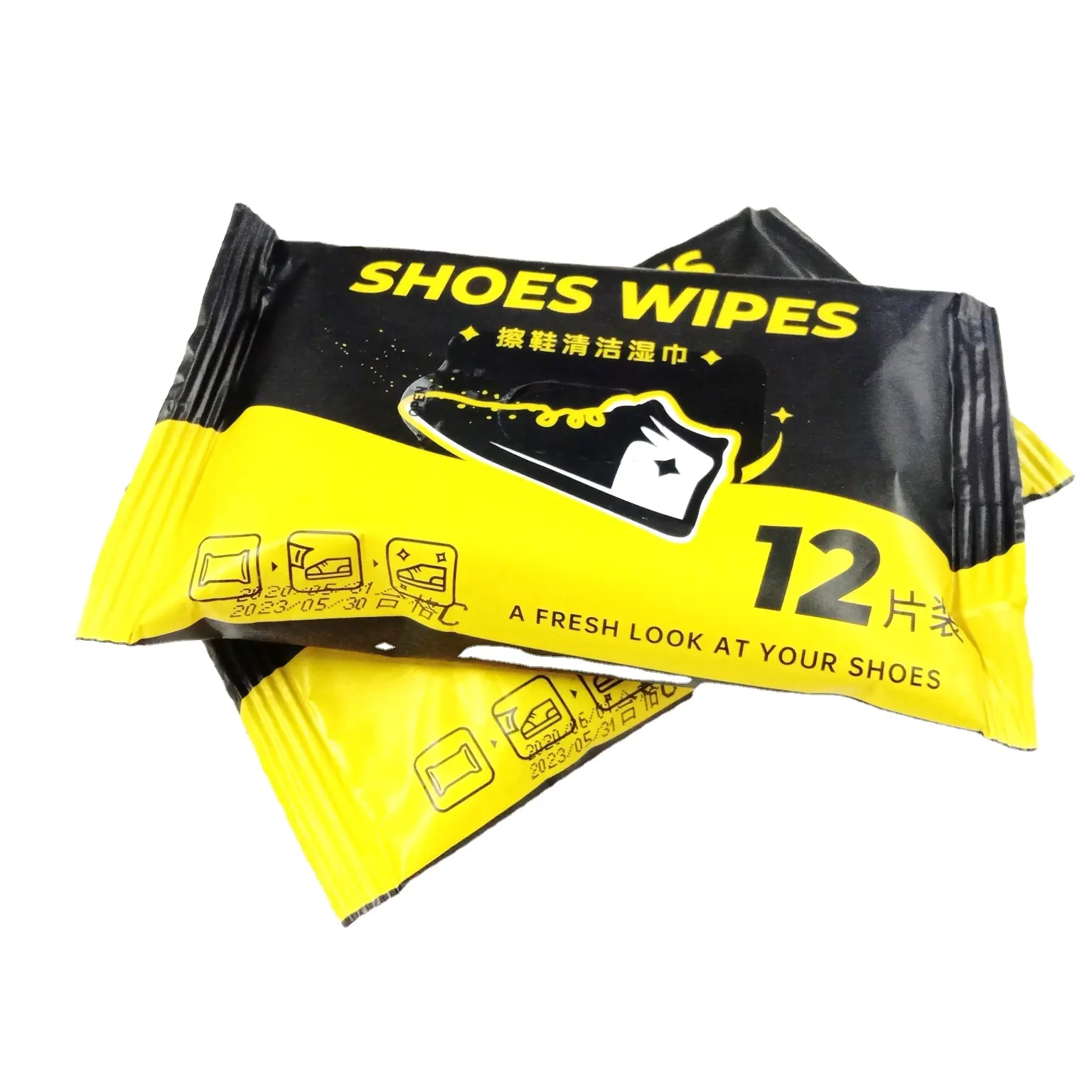 Hot Product shoe cleaning household customised wet shoe cleaning wipes