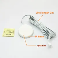 Capteur de mouvement humain invisible Shinechip blanc, interrupteur inductif 12V/24V pour détection de mouvement humain par la lumière