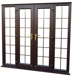 <span class=keywords><strong>Porta</strong></span> a Doppia Anta Moderna e Resistente per Ville, Nuova <span class=keywords><strong>Porta</strong></span> d'Ingresso Esterna in Lega di Alluminio per Supermercati - Product Image 2