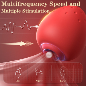 Cadeaux de la Saint-Valentin S-HANDE BerryBliss Vibrateur clitoridien à succion à la fraise Produits sexuels doux Sextoy Vibrateur vaginal pour femme - Product Image 3