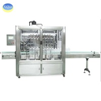 Machine de remplissage pneumatique automatique à piston pour liquides et crèmes, prix usine Shanghai, pour boissons en verre, miel, huile, shampoing, pâtes et sauces