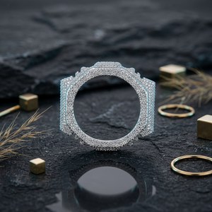 Couverture de lunette de montre en diamant personnalisée, accessoires de montre de luxe, directement de l'usine - Product Image 3