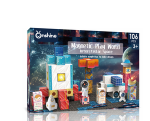 Blocchi Magnetici Onshine 106 Pezzi, Cubi Magnetici da Costruzione Spaziale Interstellare STEM per Bambini, Giocattoli Certificati EN71 CE CPC - Product Image 6