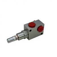 Vanne de régulation de pression hydraulique de type bloc compact, protection contre les surpressions jusqu'à 32 MPa, pour machines de construction