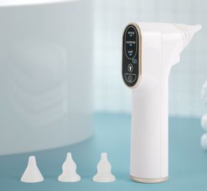 Aspirador nasal eléctrico bomba <span class=keywords><strong>de</strong></span> mano <span class=keywords><strong>de</strong></span> irrigación para bebé infantil limpiador <span class=keywords><strong>de</strong></span> nariz jeringa bombilla lechón tipo C con luz impermeable - Product Image 2