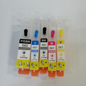 Cartouche d'encre rechargeable PGI 580/581 pour <span class=keywords><strong>Canon</strong></span> TR7550/TR8550/TS6150/TS6151/TS6250/TS9550/TS9551C/<span class=keywords><strong>TS705</strong></span>/TS6350 cartouche d'encre vide - Product Image 3