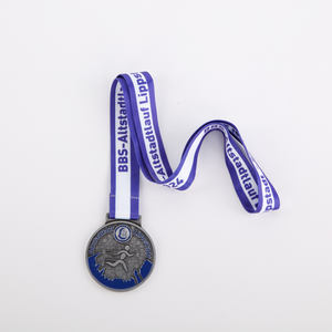 Medalla de metal 3D personalizada, cinta de cristal, premio, caja de exhibición de recuerdo, técnica de fundición de grabado San <span class=keywords><strong>Benito</strong></span>, tipo de aleación, artesanías de metal - Product Image 6