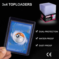 Protège-cartes rigides transparents pour cartes de sport de baseball 3x4 pouces – Toploaders Premium