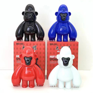 Trang trí nội thất mới 5W Hifi không dây BT động vật hình dạng phim hoạt hình khỉ đột Loa - Product Image 2