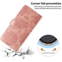 Dompet Bunga Fashion Kulit untuk Iphone 14 Plus 13 Pro Max 12 Pro 11 XR XS Max 6 7 8 dengan Slot Kartu dan Penyangga Flip Cover Floral