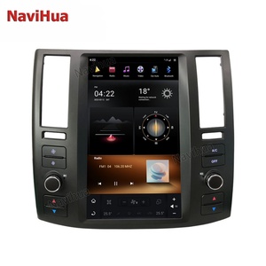 NaviHua Android 11 Car DVD Player Head Unit Vertical Screen Car Stereo Radio Multimedia for Tesla Style Infiniti FX FX35 FX45 - Product Image 2