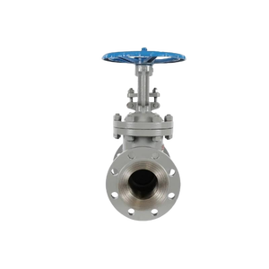 Grote diameter hoogtemperatuur olie koolstofstaal WCB-lichaam CE-gecertificeerde schuifklep DN300/12 inch geflangeerd handbediende massieve wigklasse - Product Image 2