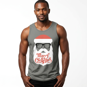 Men’s Tank Top Sleeveless Shirt Cotton Gym Fitness Workout Athletic Vest Breathable Casual Summer Sportswear Loose Fit Wholesale - Product Image 1