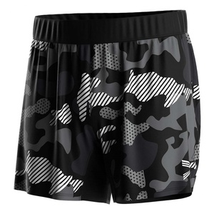 Pantalones Cortos Deportivos Personalizados por Sublimación, de Secado Rápido, para Gimnasio, con Cintura Elástica, para Hombre, para Correr y Entrenar - Product Image 1