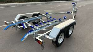 <span class=keywords><strong>Remorque</strong></span> de <span class=keywords><strong>jet</strong></span> <span class=keywords><strong>ski</strong></span> bon marché à double essieu simple, galvanisée, 5,8 m, <span class=keywords><strong>remorque</strong></span> de bateau - Product Image 5