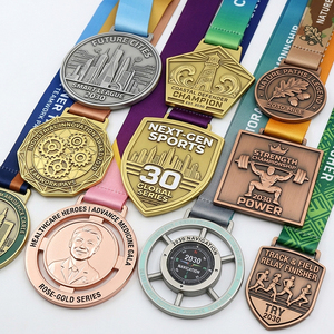 Medaglie Personalizzate con Logo Inciso al Laser, Produttore di Medaglie Sportive per Maratona, Judo, Ciclismo, Triathlon, Medaglie Premio Vuote - Product Image 3