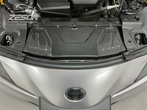 Supra A90 Panel de enfriador de placa de cubierta de <span class=keywords><strong>radiador</strong></span> frontal de fibra de carbono seco para Toyota GR Supra MK5 A90 A91 cubierta de placa bahía de motor - Product Image 4
