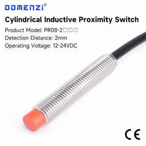 Domenzi PR08-2DP2 không tuôn ra chất lượng cao M8/M12/M18/M30/NPN/PnP/DC12-24V Khoảng cách phát hiện 1mm-15mm Cảm biến tiệm cận cảm ứng - Product Image 2