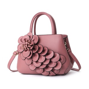 New Korean Style Lady Handbag Ladies Leather <b>Single</b> Shoulder Bags <b>Flower</b> Vase Women's Handbags for Women - Product Image 3