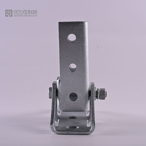 Регулируемый угловой соединительный кронштейн из оцинкованной углеродистой стали для сейсмостойких конструкций - Product Image 5