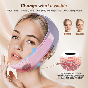 Masker Pengangkat garis V Anti mendengkur Logo kustom tali dagu elastis tidur dengan bantalan Graphene untuk wanita - Product Image 6