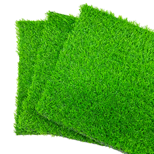 <span class=keywords><strong>Tapis</strong></span> en gazon synthétique PE imperméable de 25 mm, à motifs 3D, résistant aux UV, vert doux, gazon artificiel pour jardins extérieurs, cours - Product Image 4