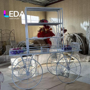 Carroza de Calabaza de Cenicienta LEDA, Carroza de Novia, Carro de Dulces para Decoración de Bodas - Product Image 6