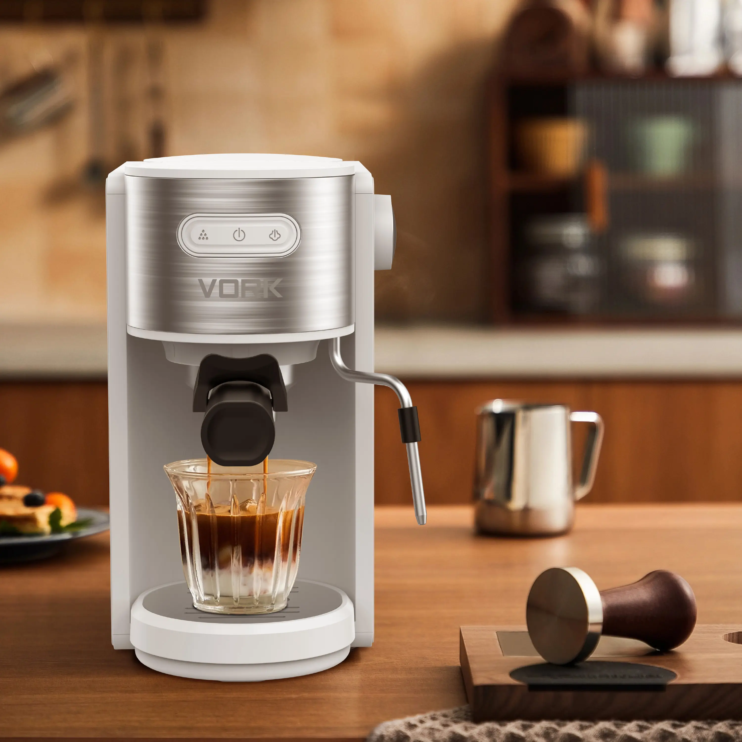 أفضل 15bar 20bar مضخة ULKA المنزلية استخدام المنزلي المهنية ماكينة صنع قهوة اسبريسو مع طاحونة آلة