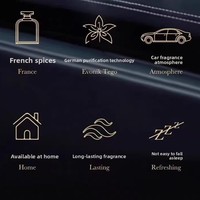 Diffuseur de parfum solide en verre pour voiture, désodorisant longue durée, élimination des odeurs, parfum d'hôtel, support de tasse, fabriqué en Chine