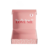 Échantillon gratuit, boîte d'expédition pliable en carton ondulé écologique avec logo personnalisé, laminage mat et doublure en éponge pour chaussettes