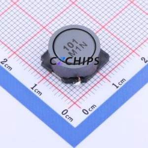 Inductor de Potencia CDDR126NP-101MC SMD, 12.8x12.8mm (Inductancia: 100uH) (Precisión: 20% Resistencia de CC (DCR): 113mOhm) - Product Image 1