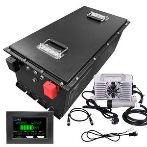 แบตเตอรี่ลิเธียม 72V 100Ah สำหรับรถกอล์ฟไฟฟ้า รถล่าสัตว์ รถคลับคาร์ พร้อมจอแสดงผล อะแดปเตอร์ชาร์จไฟ J1772 - Product Image 1