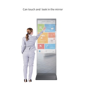 43 "Standee Điện dung màn hình cảm ứng ma thuật gương tương tác kỹ thuật số biển và hiển thị quảng cáo Máy nghe nhạc kiosk màn hình - Product Image 2