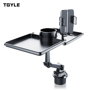 Suporte para Pratos, Suporte para Armazenamento de Alimentos, Suporte para Copos, Bandeja Pequena, Mesa de Jantar para Viagens de Carro, Suporte para Telefone de Carro - Product Image 1