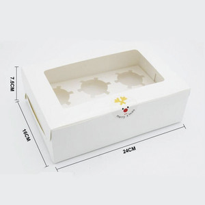 Emballages de cupcakes en carton personnalisables et durables avec des matériaux recyclés pour les produits de boulangerie de marque - Product Image 1