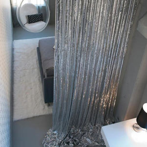 3MM pırıltılı metalik pullu zincir bağlantı kumaş perde <span class=keywords><strong>Metal</strong></span> örgü kumaş masa örtüsü parti zemin için - Product Image 6