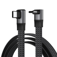 2026 Neues 4.0 Rechtwinkliges Nylon-Ummanteltes Typ-C PD 100W/240W USB-Datenkabel