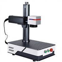 Machine de marquage de métaux à fibre optique, gravure de plaques signalétiques en acier inoxydable, nouvelle petite machine de codage entièrement automatique, modèle de bureau