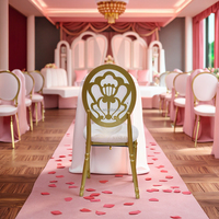 Chaise de réception mobile de luxe léger et durable pour événements de mariage, idéale pour la location et l'utilisation en villa ou appartement