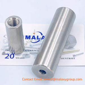 Malaxy Chất lượng cao Chủ Đề Cốt thép nối thanh thép kết nối tay áo một cảm ứng <span class=keywords><strong>Coupler</strong></span> cốt thép giảm tay áo vòng thép cột - Product Image 3