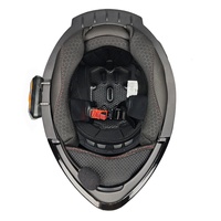 Casque de moto en fibre de carbone ABS le plus populaire, casques de moto modulables pour adultes, avec écouteurs intégrés, directement de l'usine