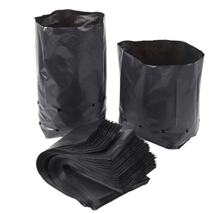 Sacs <span class=keywords><strong>de</strong></span> <span class=keywords><strong>culture</strong></span> thermoscellables <span class=keywords><strong>en</strong></span> PE avec soufflets latéraux et impression offset noire pour jardinage, pépinière, plantation, jetables - Product Image 5