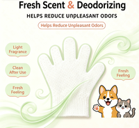 Lingettes nettoyantes pour pattes d'animaux, épaisses, gaufrées, non-tissées, 260x230mm, anti-salissures et douces, pour chiens et chats, hygiène rapide, fabriquées en Chine