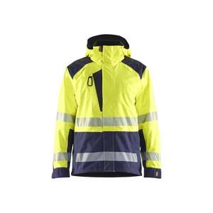 BLAKLADER - 443519873389XXL Chaqueta de concha de alta visibilidad Amarillo/Azul marino-EAN 7330509856819 ROPA DE TRABAJO DE LA HI-VIS - Product Image 1